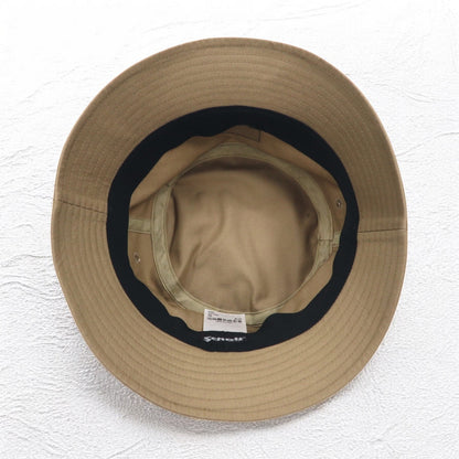 Schott N.Y.C. ベーシック バケットハット FREE ベージュ ワンポイントロゴ SC038