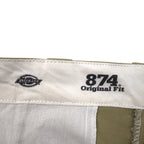 Dickies 874 オリジナルフィット ワークパンツ チノパンツ L ベージュ ポリエステル コットン
