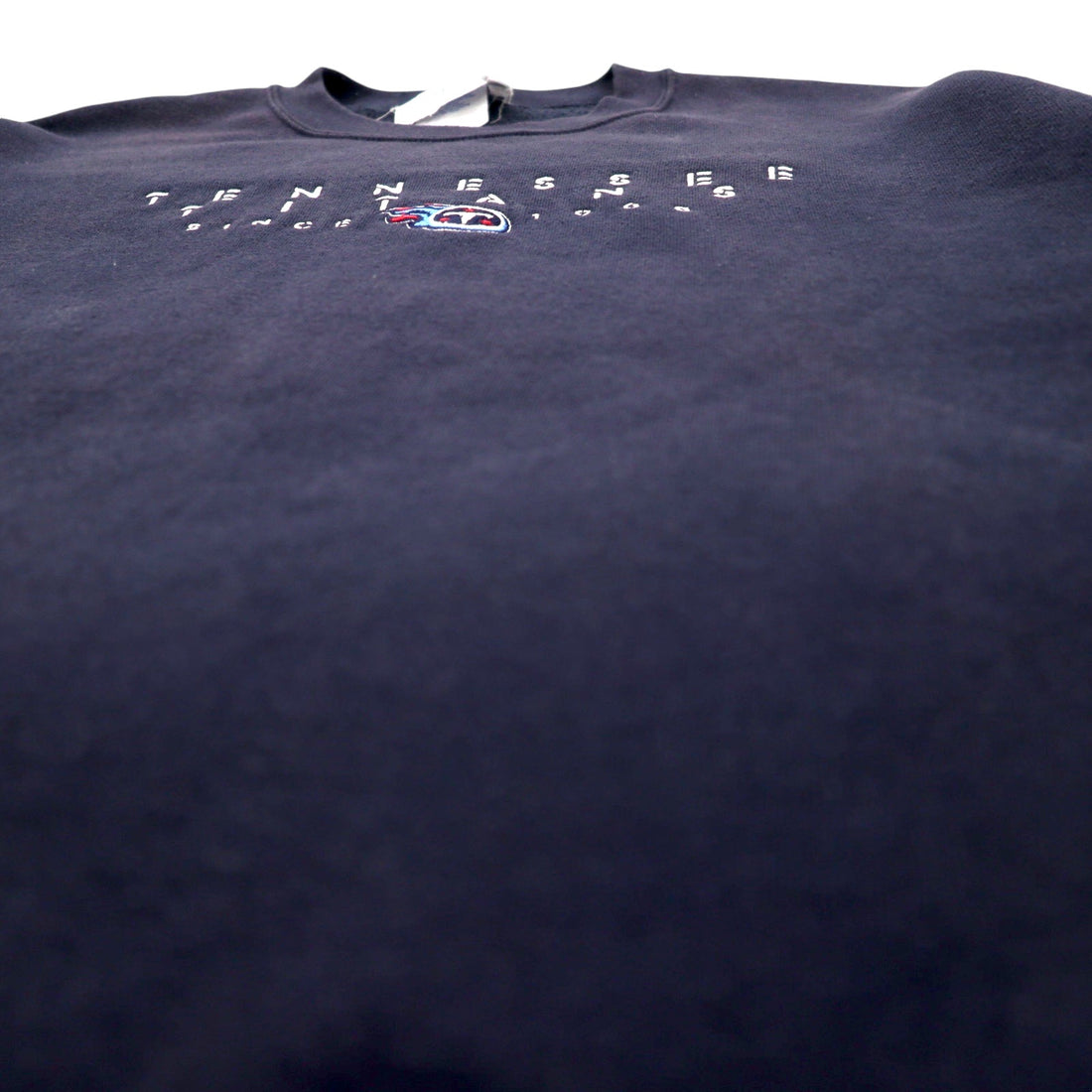 majestic USA made 90s NFL embroidered sweatshirt XL navy cotton TENNESSEE TITANS