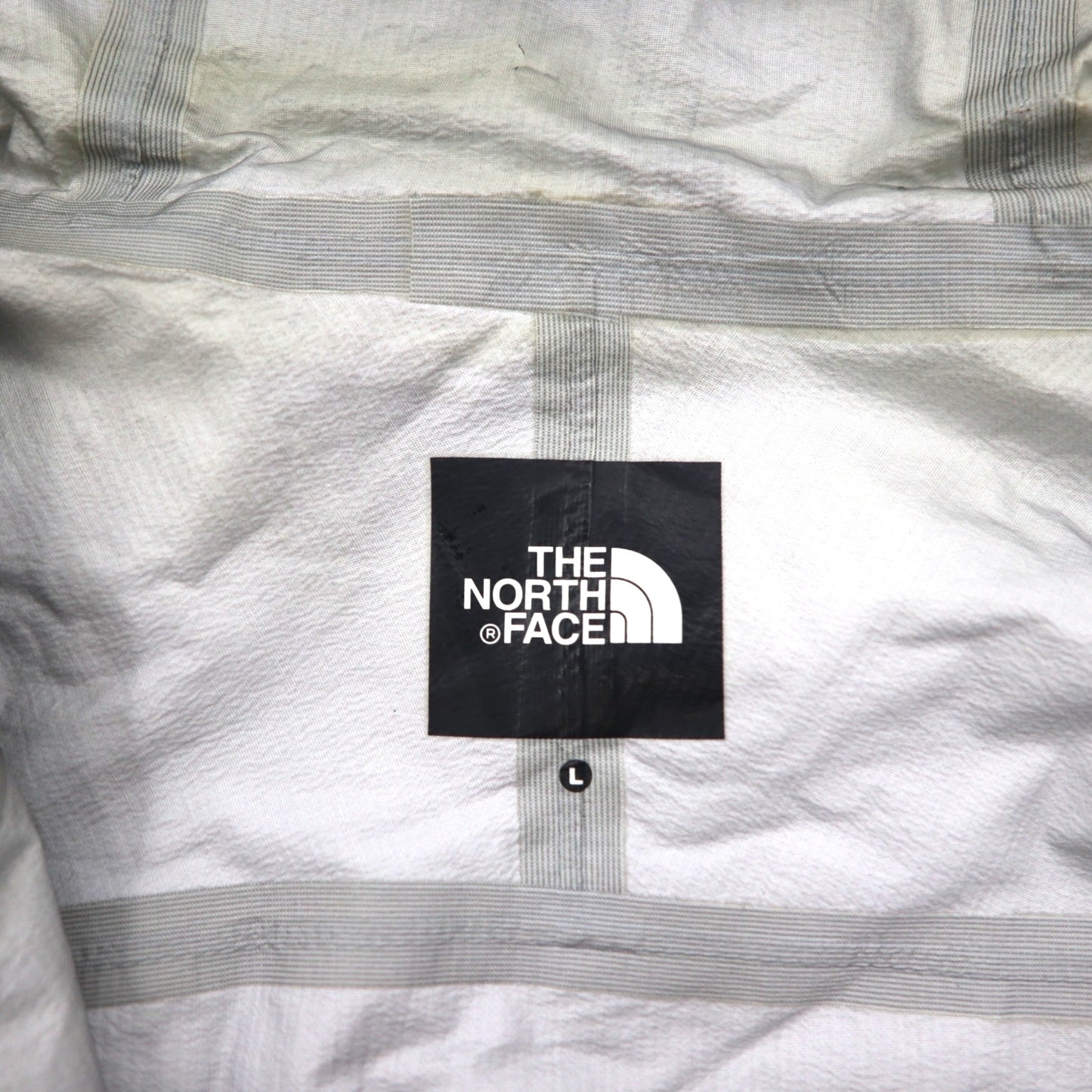 THE NORTH FACE Mountain Parka Shell Jacket, Size L, Navy, Waterproof, Drawcord, Sharp End Hoodie, NP61308