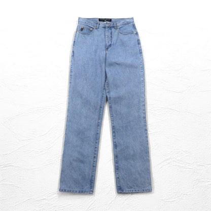 GUESS JEANS デニムパンツ M インディゴ ブルー CLASSIC FIT ジッパーフライ ブラジル製