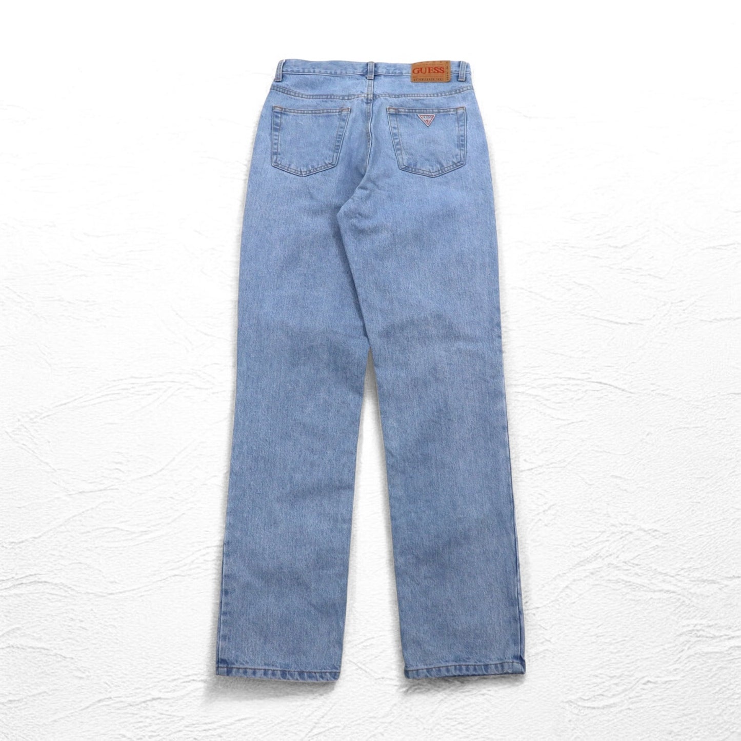 GUESS JEANS デニムパンツ M インディゴ ブルー CLASSIC FIT ジッパーフライ ブラジル製