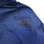 THE NORTH FACE Mountain Parka Shell Jacket, Size L, Navy, Waterproof, Drawcord, Sharp End Hoodie, NP61308