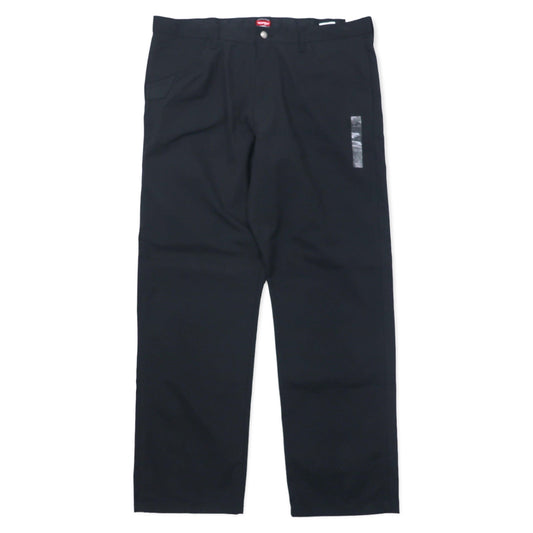 日本然リトテ-古着オンライン-Wrangler WORKWEAR ワークパンツ チノパンツ 40 ブラック コットン RELAXED FIT 未使用品-Wrangler WORKWEAR Work Pants Chino Pants 40 Black Cotton RELAXED FIT Unused