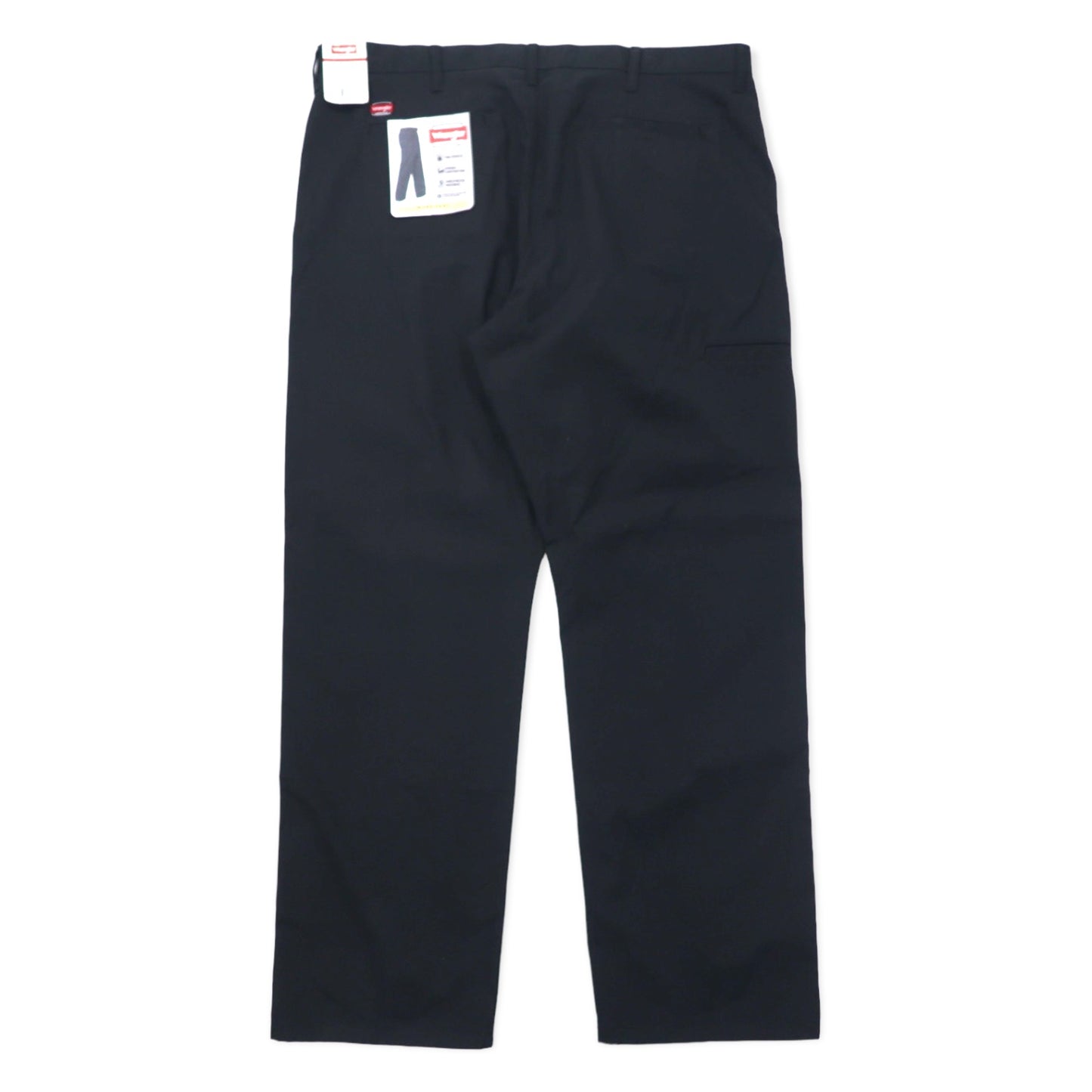 Wrangler WORKWEAR ワークパンツ チノパンツ 40 ブラック コットン RELAXED FIT 未使用品