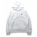 Champion Reverse Weave Pullover Hoodie L White Blue Single Tag Reprint Made in Honduras