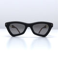 KUBORAUM Maske J7 Cat Eye Sunglasses, Black Tortoiseshell, BS 51-20 145, Made in Italy