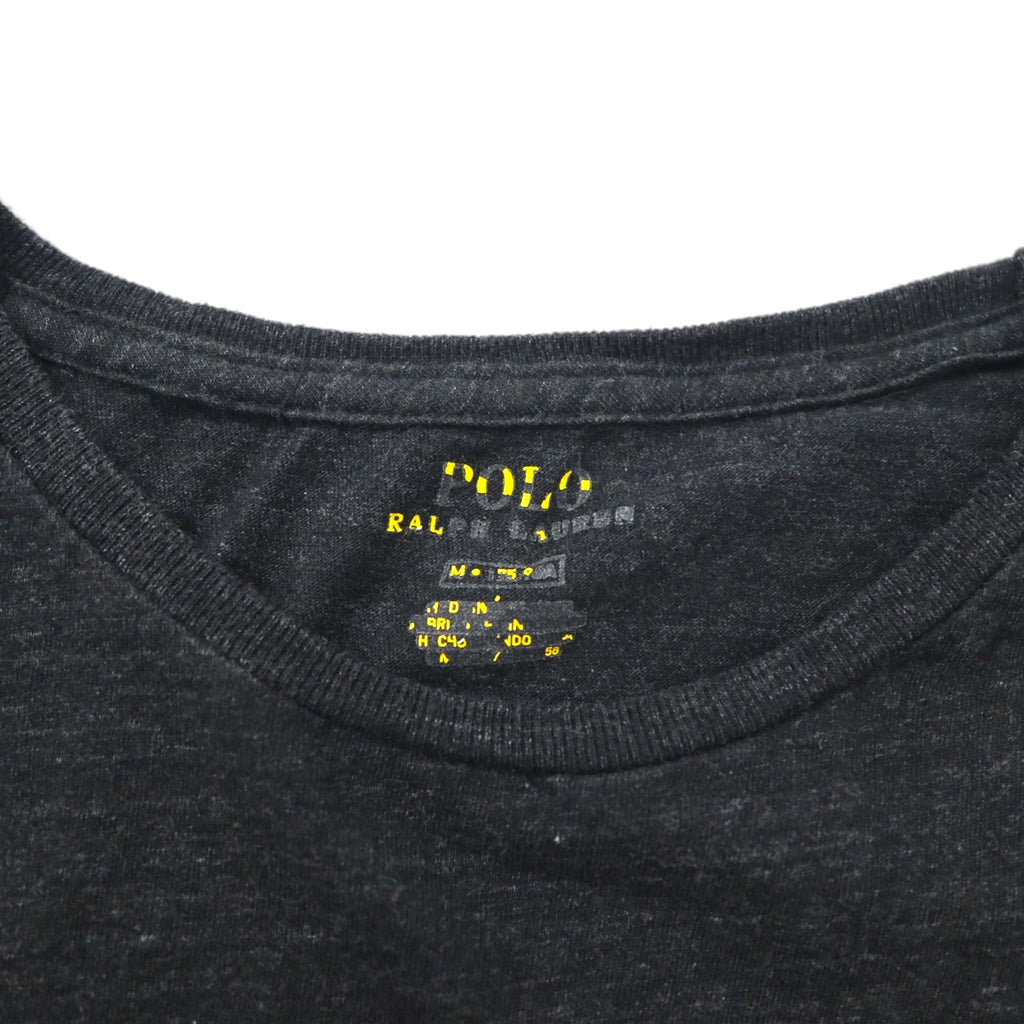 POLO RALPH LAUREN Small Pony Embroidered T-Shirt, Size M, Gray, Cotton