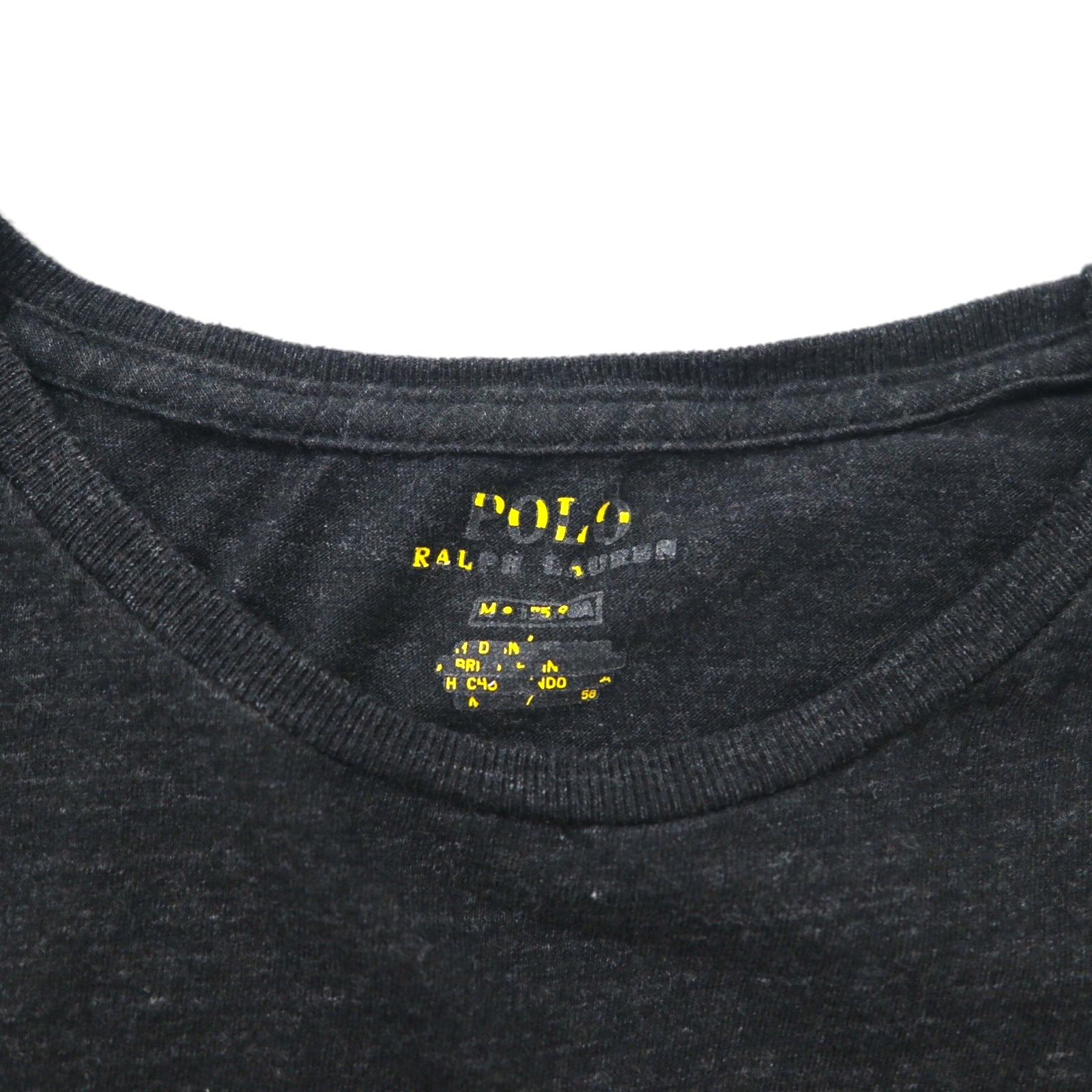 POLO RALPH LAUREN Small Pony Embroidered T-Shirt, Size M, Gray, Cotton