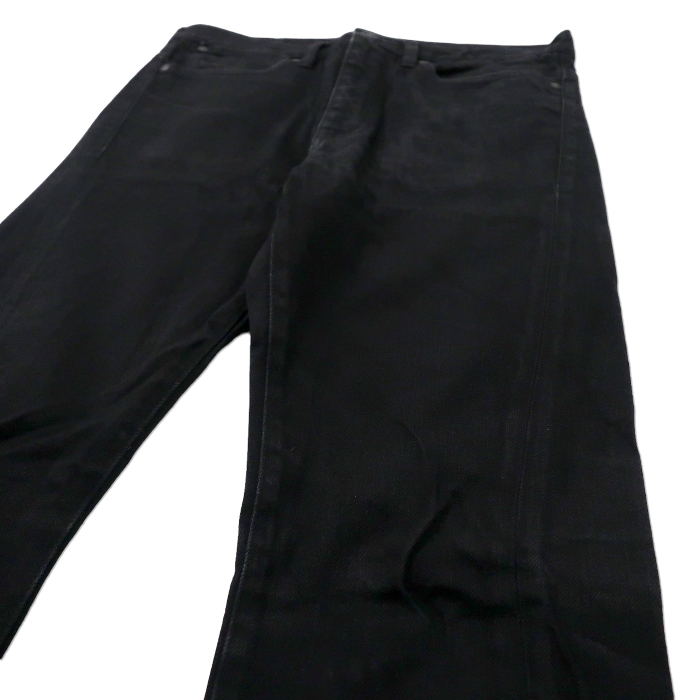 LAD MUSICIAN Slim Denim PANTS 44 Black Cotton 2314-503 Japan MADE