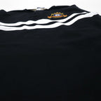 Polo by Ralph Lauren Rugby Shirt, Medium, Black, Cotton, Embroidered Emblem Logo