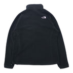 THE NORTH FACE Full Zip Fleece Jacket M Black Polyester One Point Logo Embroidery