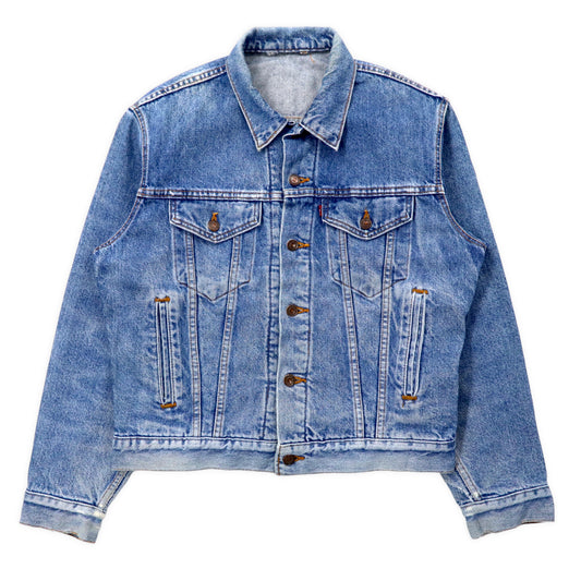 Levi's USA製 70年代 4th デニムジャケット Gジャン M ブルー アイスウォッシュ ボタン裏527 70505