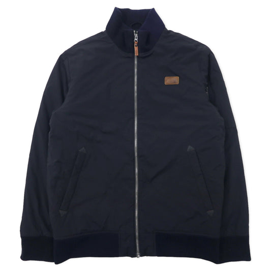 日本然リトテ-古着オンライン-THE NORTH FACE MA-1 フライトジャケット L ネイビー ナイロン Excelloft-THE NORTH FACE MA-1 Flight Jacket L Navy Nylon Excelloft