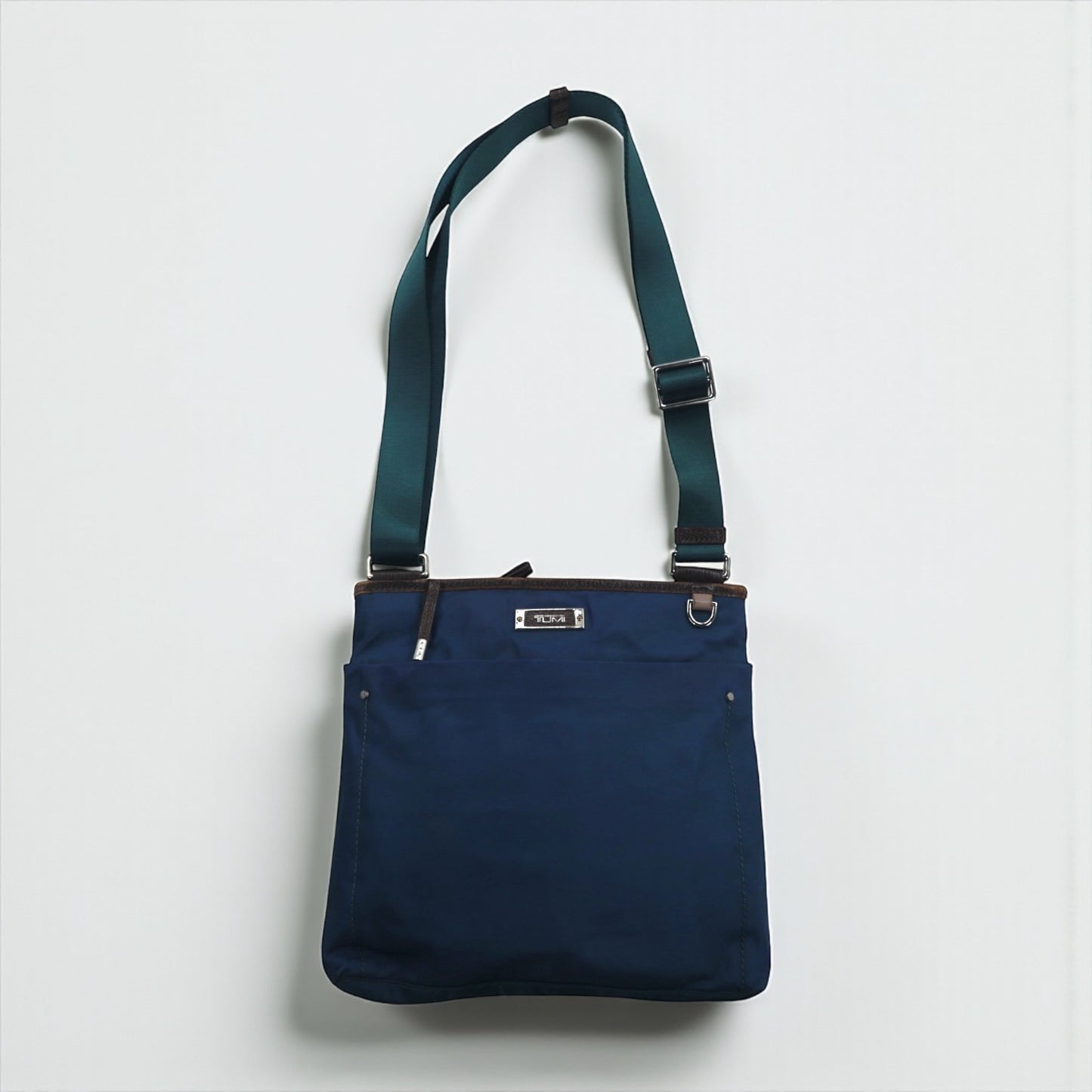 TUMI Crossbody Shoulder Bag, Sacoche, Navy Nylon