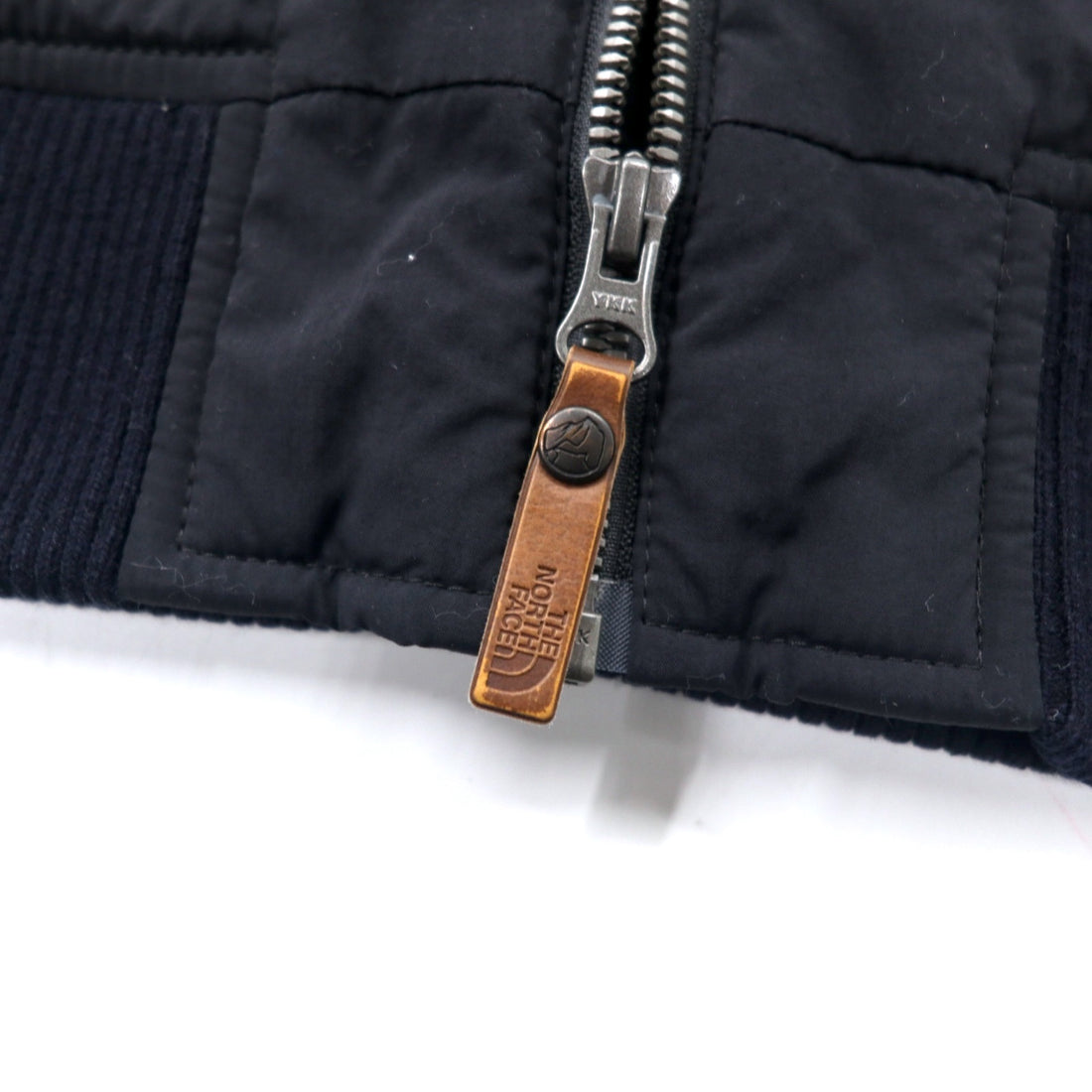 THE NORTH FACE MA-1 Flight Jacket L Navy Nylon Excelloft
