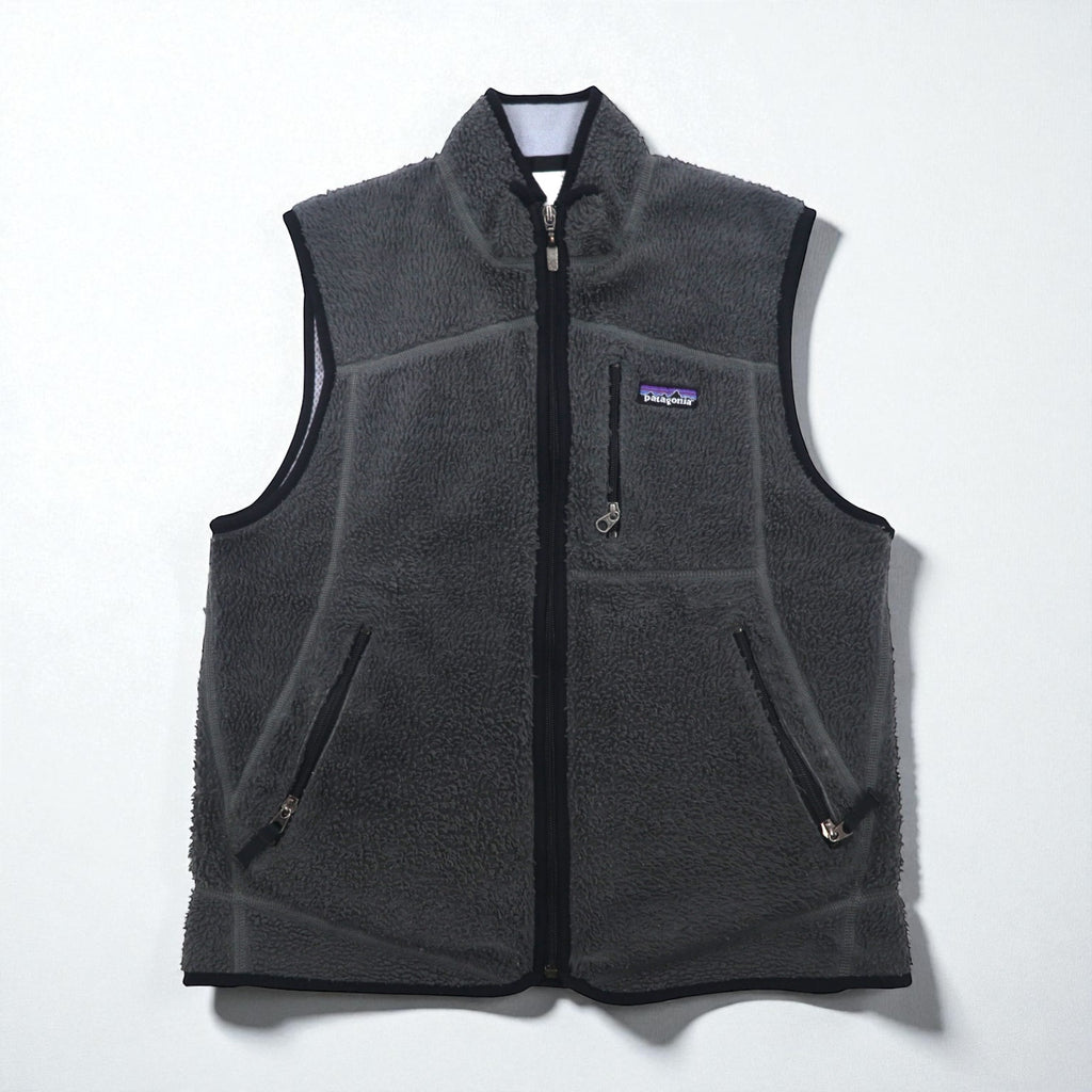 Patagonia 2000s Classic Retro X Fleece Vest, Size Small, Gray, 23045 F6