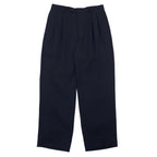 日本然リトテ-古着オンライン-USA製 90年代 GOLDEN FIL タック ワイド スラックスパンツ 35 ネイビー ウール-USA Made 90's GOLDEN FIL Tuck Wide Slacks Pants 35 Navy Wool