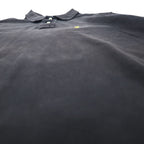 POLO RALPH LAUREN Custom Fit Polo Shirt, Size L, Black Cotton, Pique, Small Pony Embroidery