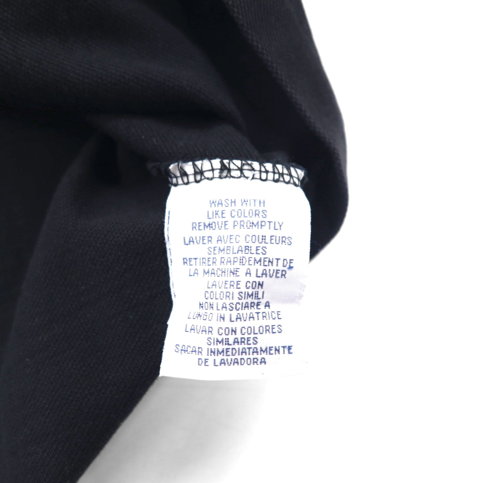 POLO RALPH LAUREN Custom Fit Polo Shirt, Size L, Black Cotton, Pique, Small Pony Embroidery