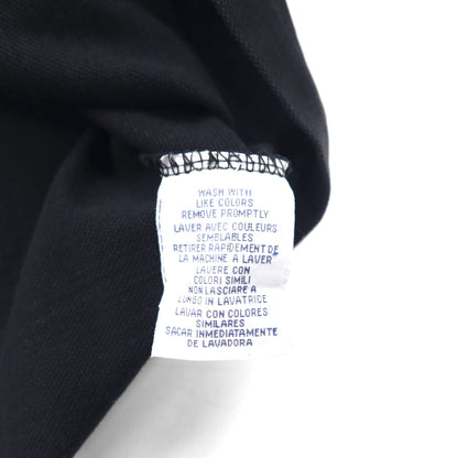 POLO RALPH LAUREN カスタムフィット ポロシャツ L ブラック コットン 鹿の子 スモールポニー刺繍