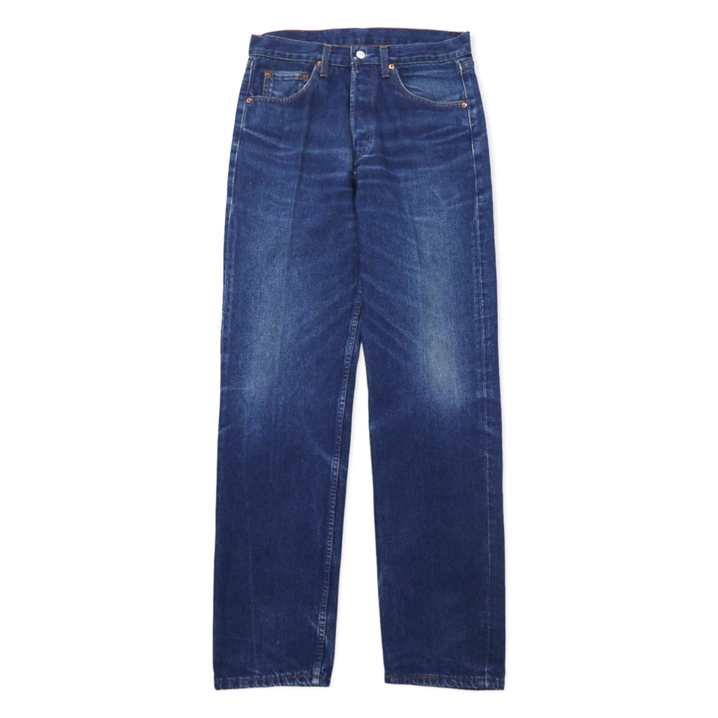 日本然リトテ-古着オンライン-Levi's USA製 90年代 デニムパンツ 34 ブルー コットン ボタンフライ ボタン裏521 501-0115-Levi's USA Made 90's Denim Pants 34 Blue Cotton Button Fly Button Back 521 501-0115
