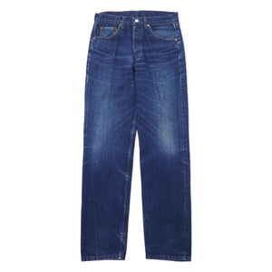 Levi's USA製 90年代 デニムパンツ 34 ブルー コットン ボタンフライ ボタン裏521 501-0115