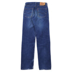 Levi's USA made 90s denim pants size 34 blue cotton button fly button back 521 501-0115