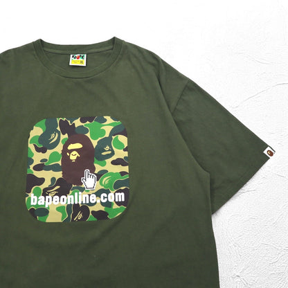 A BATHING APE カモフラ プリント Tシャツ 3XL カーキ bapeonline.com 001TEI251003M