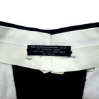 Made in USA 90s GOLDEN FIL Tuck Wide Slacks Pants Size 35 Navy Wool