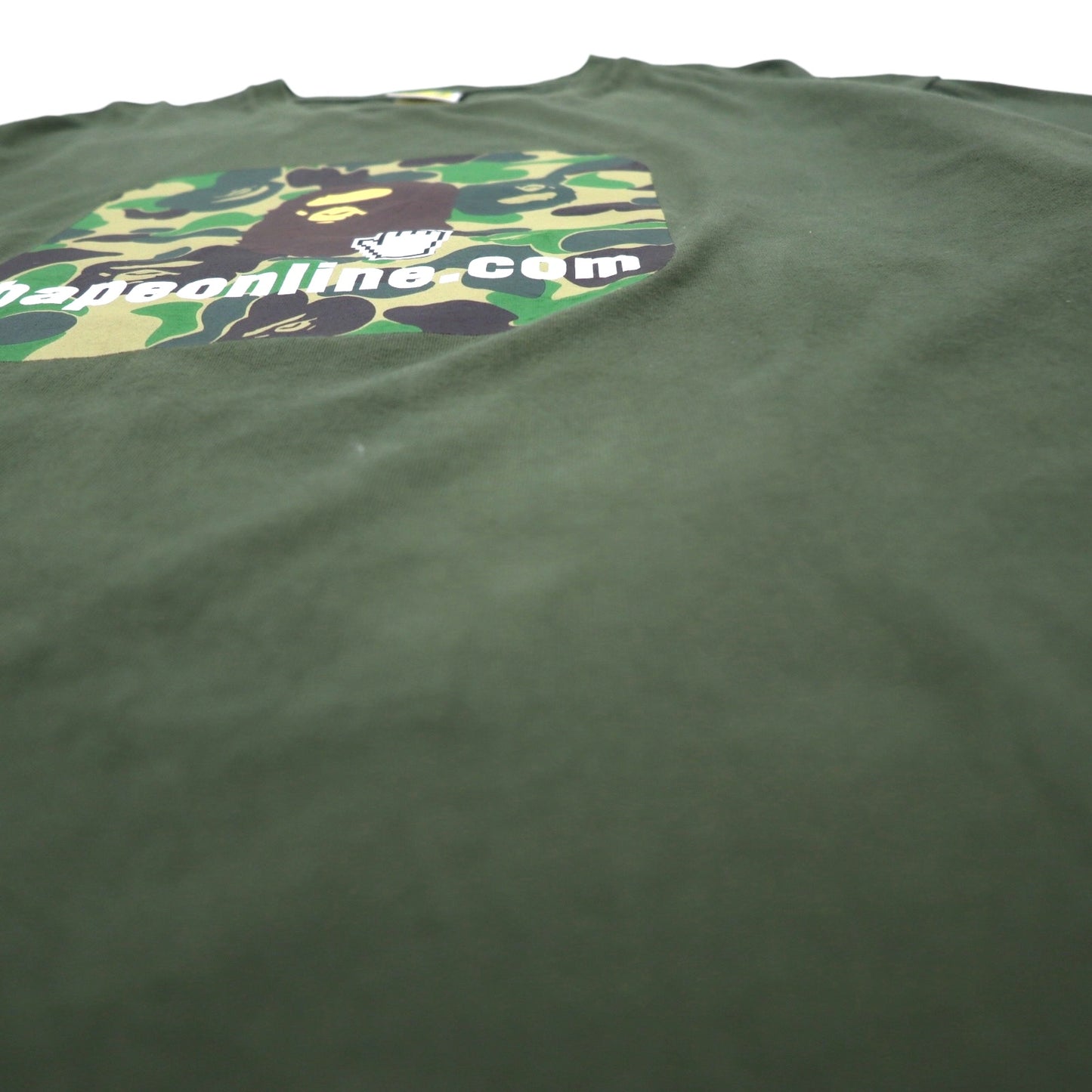 A BATHING APE カモフラ プリント Tシャツ 3XL カーキ bapeonline.com 001TEI251003M