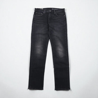 Levi's PREMIUM 511 ビッグE スリムフィット ストレッチ デニムパンツ ジーンズ M ブラック レザーパッチ 04511-2402