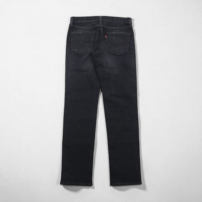 Levi's PREMIUM 511 ビッグE スリムフィット ストレッチ デニムパンツ ジーンズ M ブラック レザーパッチ 04511-2402