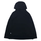 日本然リトテ-古着オンライン-POLO RALPH LAUREN プルオーバーパーカー M ブラック コットン-POLO RALPH LAUREN Pullover Hoodie M Black Cotton