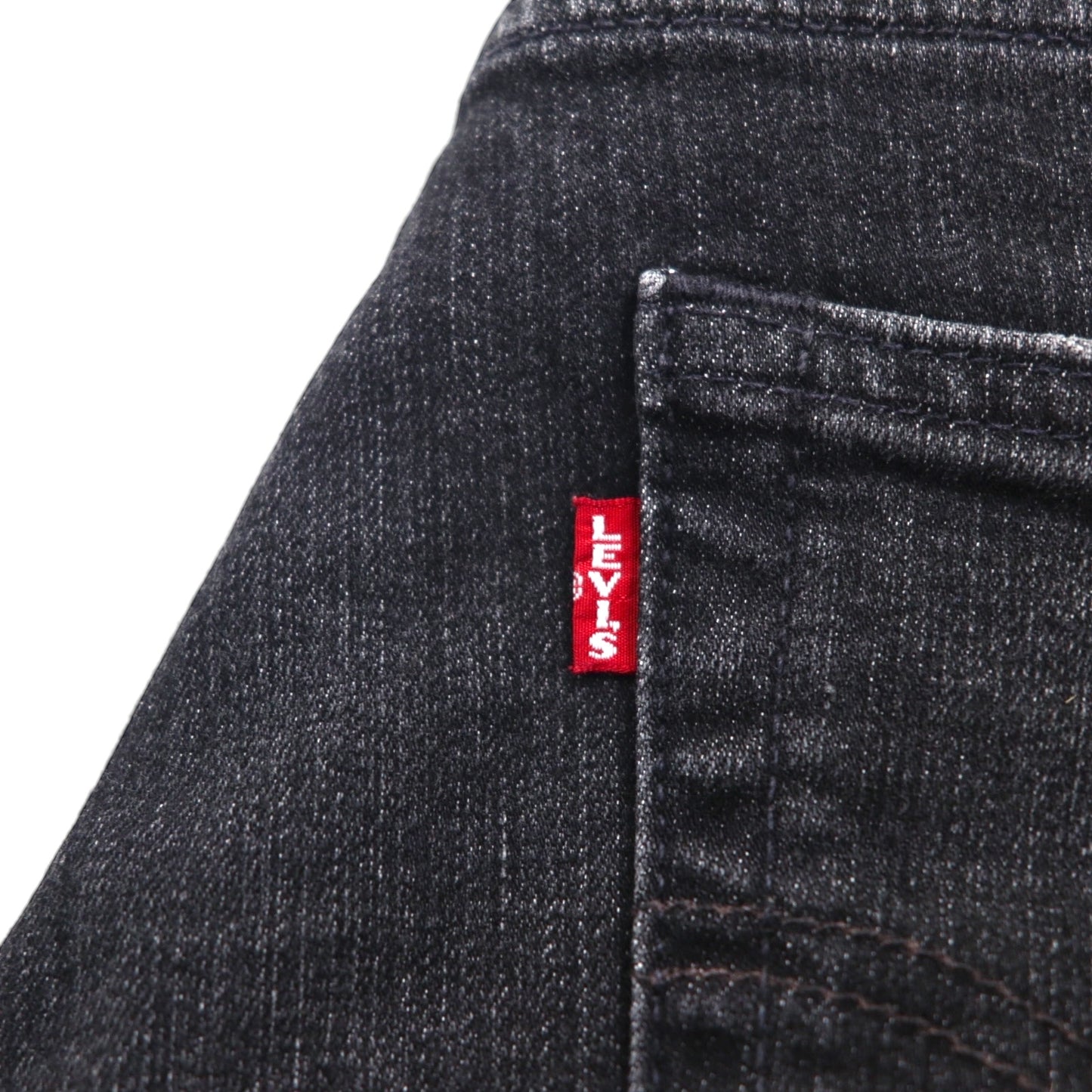 Levi's PREMIUM 511 ビッグE スリムフィット ストレッチ デニムパンツ ジーンズ M ブラック レザーパッチ 04511-2402