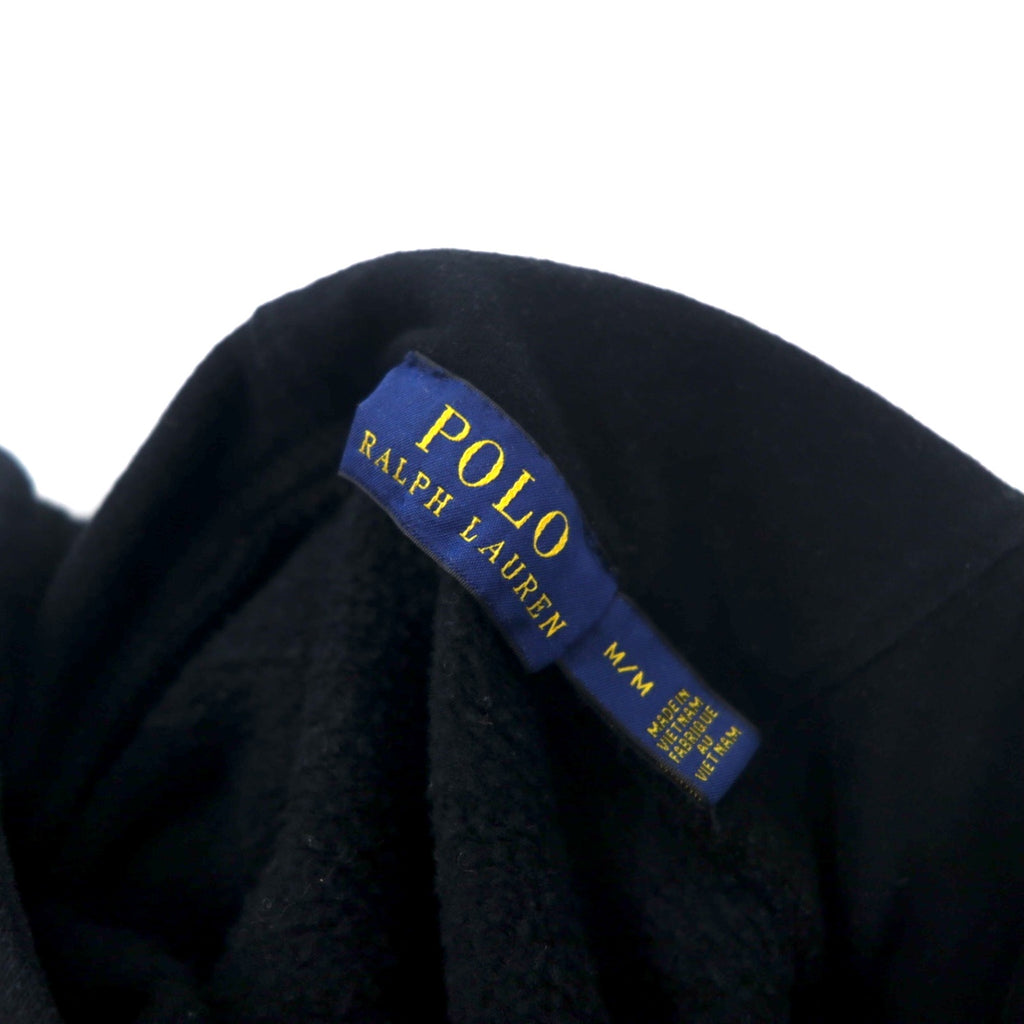 POLO RALPH LAUREN Pullover Hoodie M Black Cotton