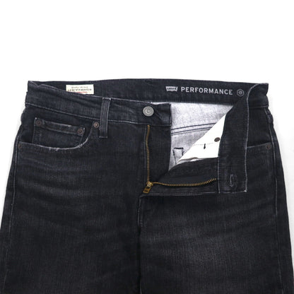 Levi's PREMIUM 511 ビッグE スリムフィット ストレッチ デニムパンツ ジーンズ M ブラック レザーパッチ 04511-2402
