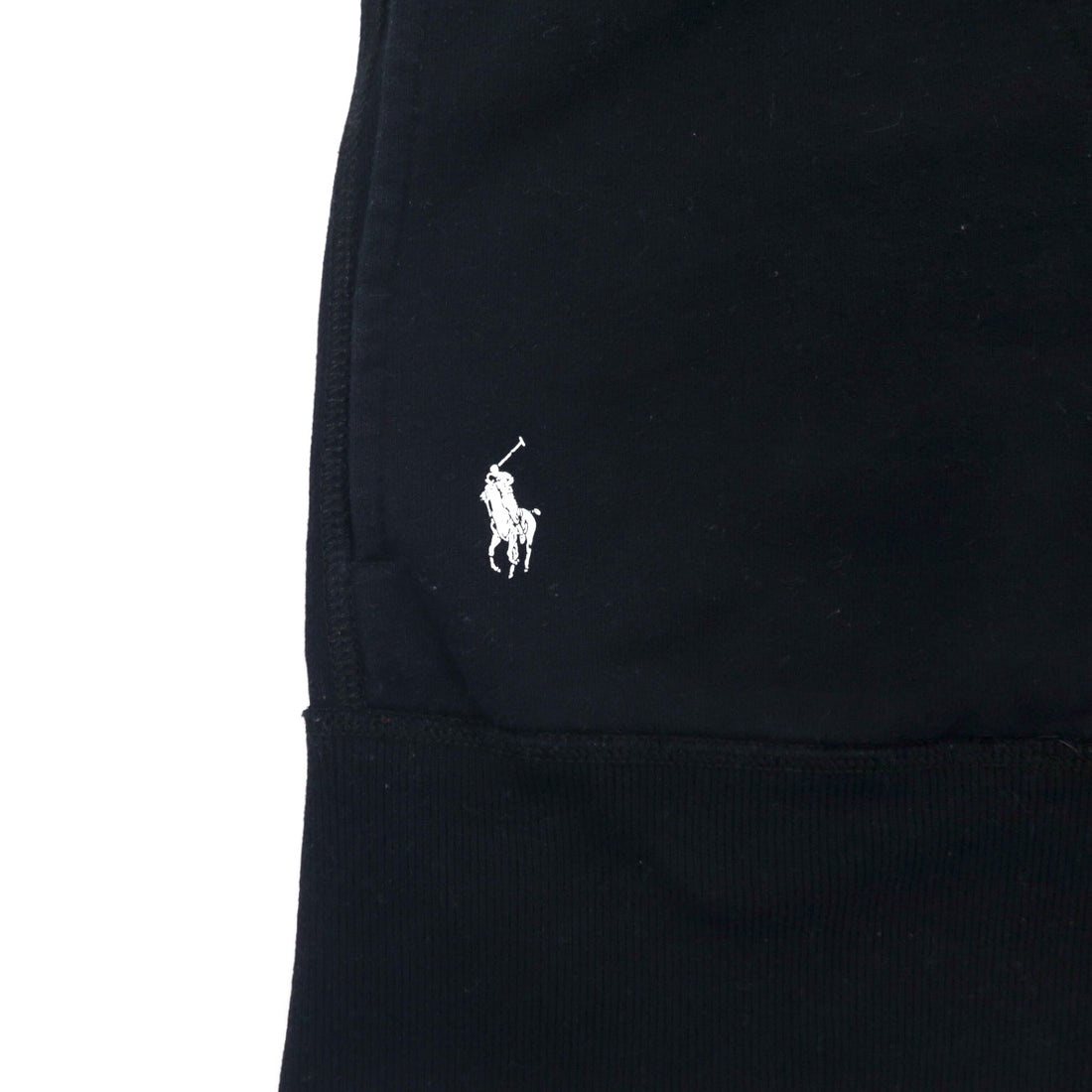 POLO RALPH LAUREN Pullover Hoodie M Black Cotton
