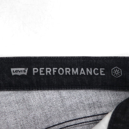 Levi's PREMIUM 511 ビッグE スリムフィット ストレッチ デニムパンツ ジーンズ M ブラック レザーパッチ 04511-2402