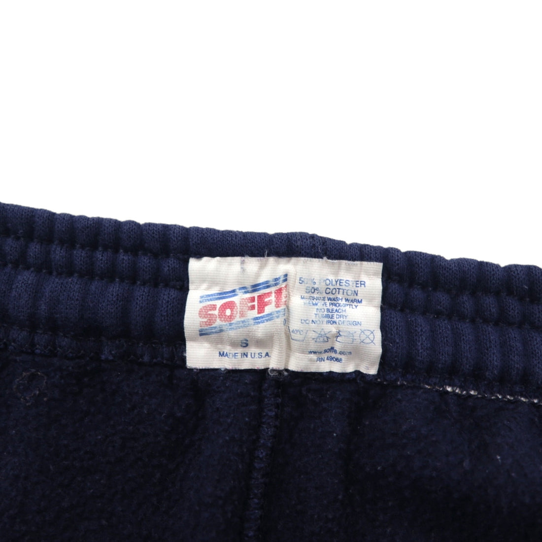 US NAVY Military Sweatpants, Size Small, Navy Cotton, Made in USA, SOFFE