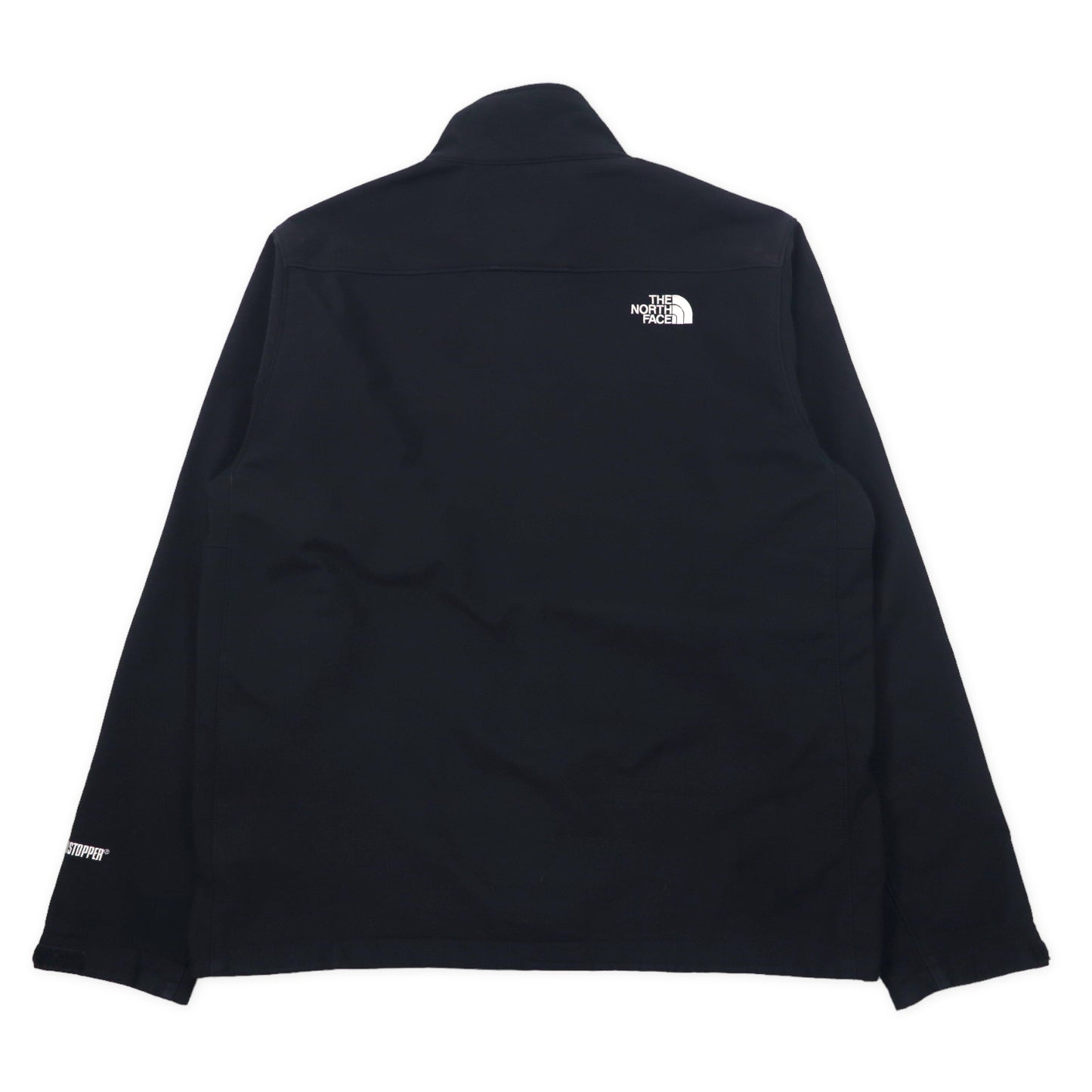 THE NORTH FACE Wind stopper Soft Shell Jacket L Black polyester FLEECE  Lining Wind Stopper Embroidery – 日本然リトテ