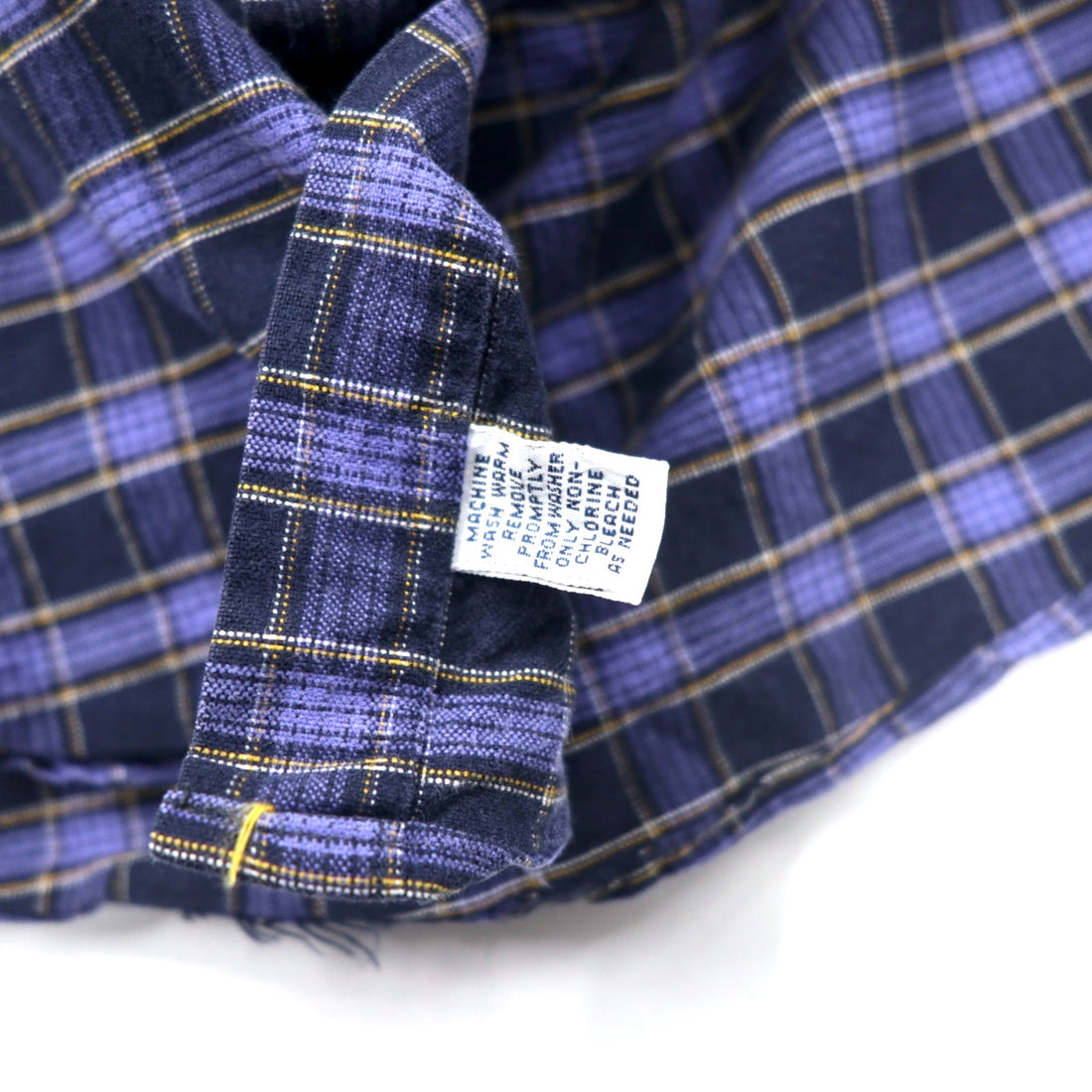 Ralph Lauren ボタンダウンシャツ M ネイビー チェック コットン BIG SHIRT スモールポニー刺繍