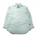 THE NORTH FACE Outdoor Polyester Shirt, Size L, Green Check, Chest Pocket, ON-4569