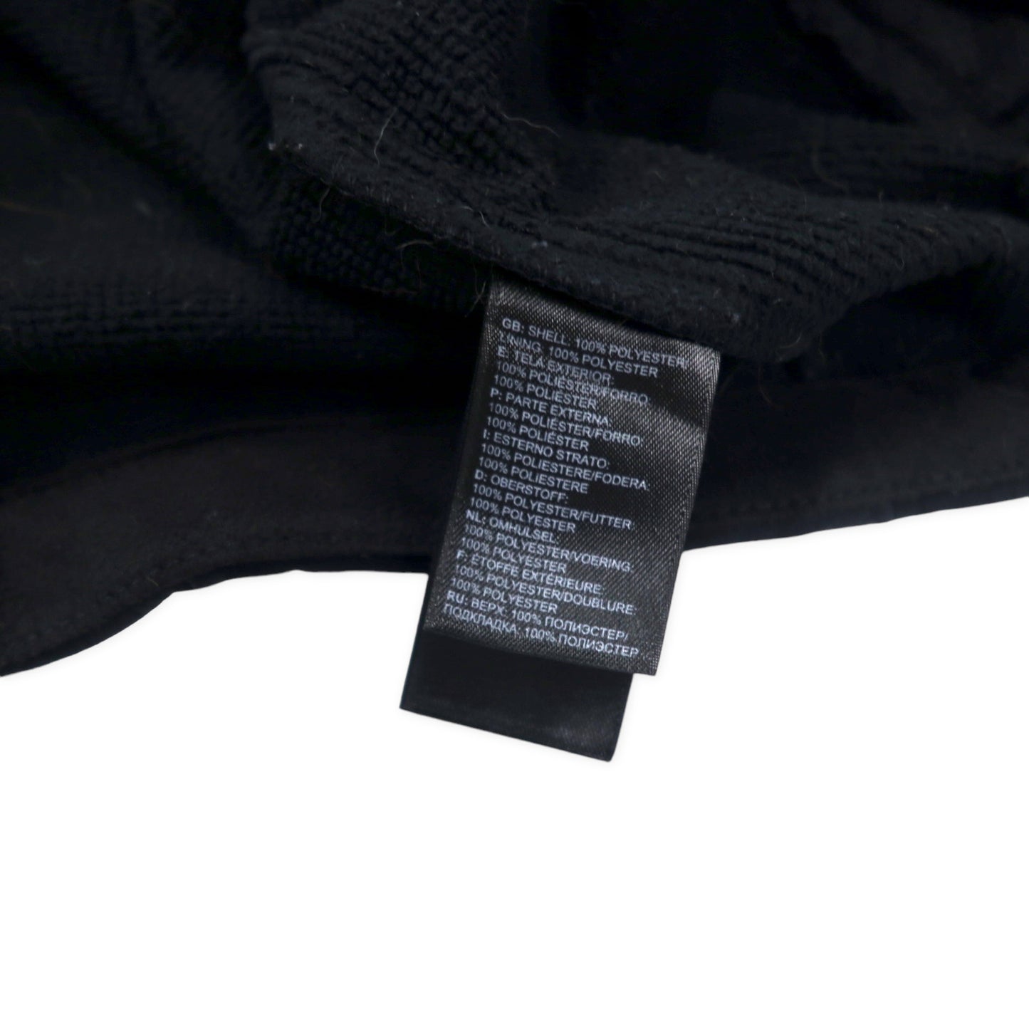 THE NORTH FACE ウィンドストッパー ソフトシェルジャケット L ブラック ポリエステル フリースライニング WIND STOPPER ロゴ刺繍