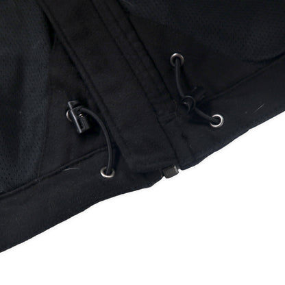 THE NORTH FACE ウィンドストッパー ソフトシェルジャケット L ブラック ポリエステル フリースライニング WIND STOPPER ロゴ刺繍