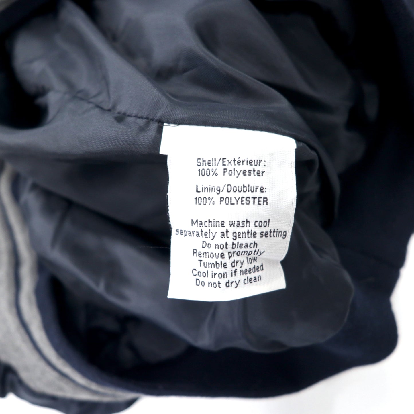 NORTH END ピステ プルオーバー ナイロンジャケット XL ネイビー Teflon テフロン 防水 US企業 Hawkeye 刺繍 ビッグサイズ 未使用品
