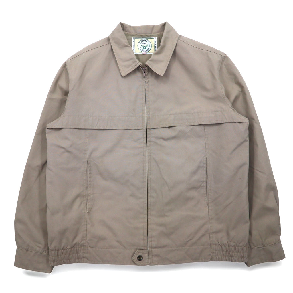 Vintage 80s Made in France Harrington Jacket AVANEZ SPORTSWEAR スウィングトップ ハリントンジャケット L ベージュ DMCジップ