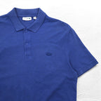 LACOSTE Slim Fit Polo Shirt L Blue Pique SLIM FIT One Point Logo FA10269 Made in Peru