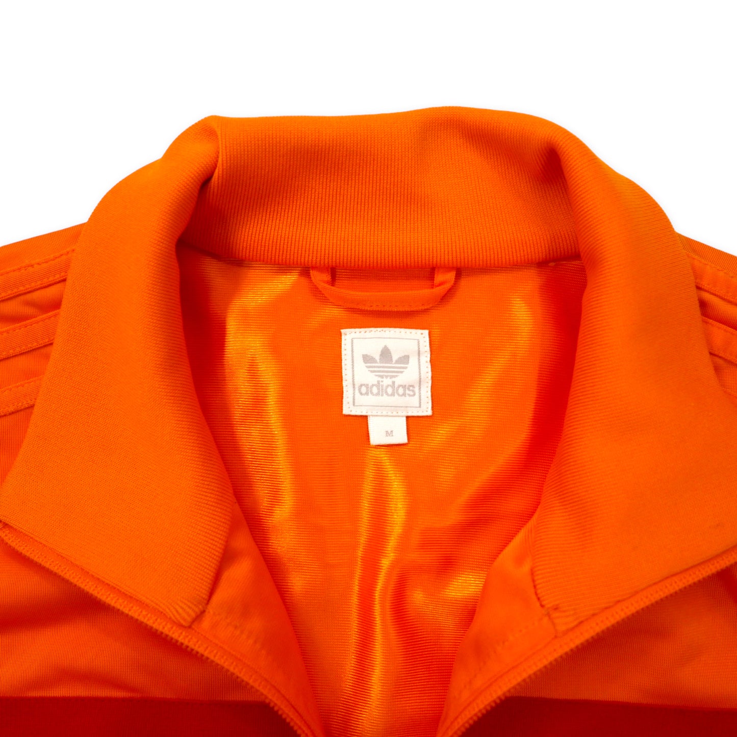 adidas originals トラックジャケット ジャージ M オレンジ トリコロール 3ストライプ トレフォイル 刺繍 1988 オランダ代表 635537