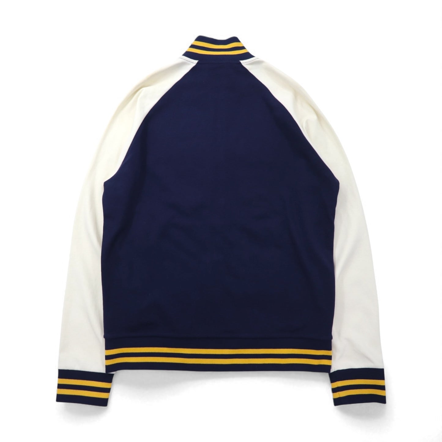 POLO RALPH LAUREN ウイングフット Pワッペン トラックジャケット スタジャン ジャージ M ネイビー コットン